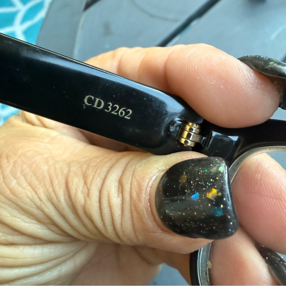 Dior Olive Brown Rectangular Eyeglass Frames - image 5